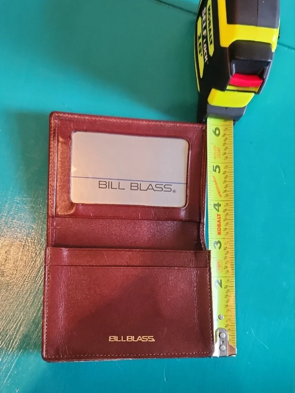 Bill Blass  Leather ID Card Holder/Wallet